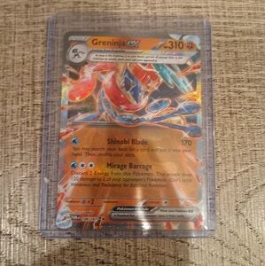 Greninja EX Pokémon Card Very Good Condition